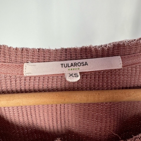 Tularosa Green The Vista Henley Top & Legging in Rose Pink Size Extra Small - Picture 8 of 14